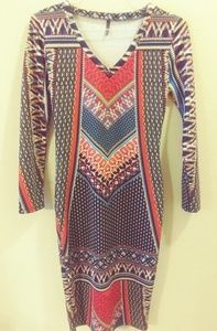 Tribal print dress size small